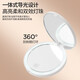 Four-sided folding mirror, portable Rubik's cube mirror, foldable and super clear, you can see the back of your head for your own haircut, a must-have for business trips and student parties, LED portable folding makeup mirror white