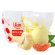 Dole Dole Fujian red heart and white heart double pomelo 4 pieces single fruit 750g fresh fruit straight from the source