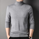 XJSGS light luxury international high-end brand men's double-turn turtleneck long-sleeved sweater 2026 new autumn and winter base sweater high-end black counter same style winter style XL 180/96A