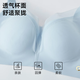 The beautiful lady GOSO underwear for women, comfortable and traceless sexy bra, women gathered on top of underwear 24112132 Lake Blue, no steel ring 85B
