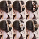 Plush grabber women's autumn and winter high-end 2025 new hairpin back head hair shark clip large clip headwear light coffee love 12CM