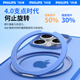 Philips pivot case ONew [first choice for new phones丨360 pivot case] suitable for Apple 17promax mobile phone case iphone16pro magnetic 15promax anti-fall frosted transparent [cedar white] hot-selling model iPhone16Promax (free lens film)