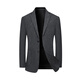Septwolves Jacket Expert Blazer Men's Business Casual Spring and Autumn New Suit Korean Style Slim Middle-aged Dad's Uniform Jacket Men Dark Gray D135 D135 2XL 185 Size Suitable for 150-175 Jin Jin is equal to 0.5 kg