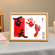 Hundred Days of Marriage and Love Hand and Foot Print Photo Frame Ornaments Snake Baby Hundred Days Banquet Hand and Foot Print Painting Commemorative Ceremony Supplies and Props