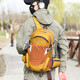 Waterproof Outdoor Multifunctional Mountaineering Bag Large Capacity Hiking Camping Sports Backpack Lightweight Spine Protection Backpack Yellow Mountain Outdoor Style 20L