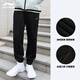 Li Ning fleece sweatpants men's 2025 autumn and winter new warm and cold-proof leggings sweatpants comfortable casual loose long pants for men
