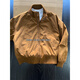 Luard American cleanfit flight jacket cotton jacket men's autumn and winter high street all-match baseball uniform functional high-end jacket brown-jacket version XL
