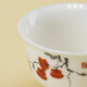 Yue Ji Kiln Shishi Ruyi Mutton Fat Jade Porcelain Covered Bowl Small Set (Master Cup Version)