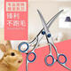 Pet Scissors Beauty Tools Professional Hair Trimming Shears Dog Hair Curved Scissors Dog Teddy Shearing Rabbit Haircut Scissors Upward Curve 1 Pair Can Trim Glasses, Ears, etc. No Specifications