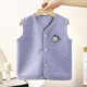 New style children's vest with velvet and thickening to keep warm for outer wear in autumn and winter for boys and girls cardigan vest 287 yellow -Xinyu vest 80 cm