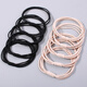Jian Yingshu high elastic four-strand hair ties 20 pieces high elastic rubber band high ponytail headband hair tie leather case