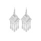 
Eryi national style earrings retro style earrings a few silver jewelry headdresses Miao Bai ethnic group Dali Miao village silver jewelry Miao silver earrings E16864. Color