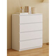 Fat Donglai made the same style of drawer cabinets, five household storage lockers, iron bedside entryway storage cabinets, bedside drawer cabinets, white 400MM six-drawer combination cabinets