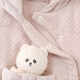 YEEHOO shopping mall same style baby romper hooded three-proof winter baby girl warm and cold-proof comfortable new style soft mist powder 80cm