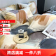Mercury series pastoral style brushed four-piece set of pure cotton thickened autumn and winter cotton quilt cover sheets 2025 new bedding Sabei-note AA version 1.8m bed four-piece set 200*230