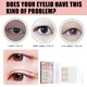 EELHOEEyelid Tape Self-Adhesive, Natural-Looking & Traceless 10 Tapes bottle, double eyelid tape, Y-shaped push stick, clip