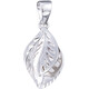 Lao Fengxiang platinum pendant pt950 double leaf pendant necklace for girl's birthday, platinum jewelry for girlfriend and wife, platinum, about 1.39g