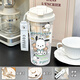 Lock Lock (LOCK/LOCK) Kulomi Water Cup 2025 new large capacity high-value office cup portable coffee cup for girls [food grade fall-resistant PC] white-bXAO16751