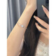 Shijun (SHIJUN) bracelet light luxury niche exquisite high-end sense girls 2025 new star point bracelet birthday gift boudoir bracelet 999 pure silver one item one inspection drawer gift box