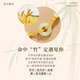 Old Fengxiang Ping ein Schnallen Silberarmband für Frauen Hetian Yufu Marke Chalcedon Bambusarmband Geburtstag Jubiläum Geschenk für Freundin Frau