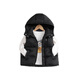G.DUCKKIDS children's vest boys autumn and winter new down cotton thickened hooded vest vest girls medium and large children's cotton jacket hot sale black 150 height 140-150cm age 9-10 years old