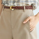 Evely Jiang Xin endorses fashionable and versatile cotton scimitar pants, Laiser slim and versatile commuter women's 2025 autumn new style khaki pre-sale [September 25] post M