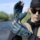 Fishing Source Lure Gloves Three Finger Lure Gloves Fishing Gloves Sun Protection Gloves Fishing Gloves Stab Resistant Waterproof Gloves Lure Unbounded Lure Gloves Leaking Three Fingers - Gray L Anti-cut and Anti-slip