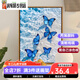 
Kazuo Butterfly Digital Oil Painting 2025 New Drawing and Wasting Time Artifact DIY Handmade Oil Painting Colored Acrylic Painting SJ14699 60*80cm Photo Frame (Color Selectable) + Brush Pigment