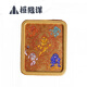 Huan Yuanyang hand-painted golden Tanghuang God of Wealth and Five Gods of Wealth small thangka pendant pendant portable mineral pigment 4*5cm