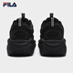 FILA official pea plus velvet shoes dad shoes 2025 winter new casual thick-soled sports shoes men's shoes black-BK 42.5