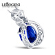 Lirokini Necklace for Women Tanzanite Blue Gemstone Pendant High-End Jewelry Women's Day Birthday Gift 2 Carat Tanzanite Necklace Brand Gift Box