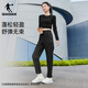 Jordan sports pants for women in autumn and winter breathable quick-drying woven straight trousers running casual pants for women black M