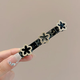 2025 Internet celebrity new pearl rhinestone lazy hair braiding artifact, stylish broken hair hairpin, bangs clip, side hairpin, silver pearl flower, one set