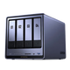 Green Alliance Private Cloud DXP4800 Plus 16G four-bay 10G NAS network storage Personal enterprise team shared AI server Data file storage disk array DXP4800PLUS 8T with red disk 4T*2