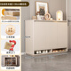 Saishan shoe cabinet storage cabinet integrated wall-mounted home door 2025 new entry door large capacity multi-layer solid wood entrance cabinet store manager's best-selling model 90x32x92cm holds about 19-22 pairs