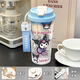 Lock Lock (LOCK/LOCK) Kulomi Water Cup 2025 new large capacity high-value office cup portable coffee cup for girls [food grade fall-resistant PC] white-bXAO16751