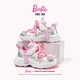 Barbie Girls Spring and Autumn Sneakers Girls Outdoor Casual Shoes Soft Sole Daddy Shoes DA6913 Pink 35
