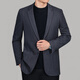 Jinba Men's (K-Boxing) Jacket de traje Traje de negocios Top Top Capualy Woolen Café de lana caliente de lana.