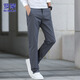 罗蒙（ROMON）休闲裤男秋冬季裤子男士宽松直筒商务百搭男裤长裤