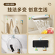 Wall shelf hook sticky hook strong load-bearing cartoon creative kitchen bathroom wall hanging door for home use 5 random pcs