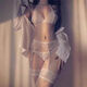 Black stockings, T-string, lace three-point garter all-in-one set, feminine mesh stockings with buckles, leg ring panties, black three-piece stockings set without jacket