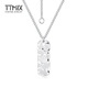 TTMIX Crushed Ice Platinum Necklace pt950 Platinum Chain Platinum Necklace Platinum Pendant Fortune Lady Pendant 7.1-7.3g About 45cm