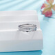 Beijing Gold Trading Center Co., Ltd. Platinum solid solid CNC three-ring ring (width is about 3.8-4.2) Mother and lover’s birthday Mid-Autumn Festival gift Platinum solid solid CNC three-ring ring (about 4.75g)