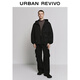 UR2025 new autumn men's casual workwear style multi-pocket ultra-loose jacket UUV150025 black S (XS-S)