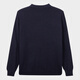 TRIES men's cashmere sweater autumn and winter thickened warm sweater long-term washing is not easy to deform business casual sweater base layer navy blue 2XL 52 (180/96A)