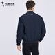 Dances with Wolves Down Liner Baseball Collar Jacket Men's 2025 Autumn and Winter New Graphene Warm Casual Jacket 1014 Navy Blue 101 M (170)