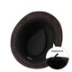 Woodpecker (TUCANO) brand suede sheepskin autumn and winter hat men's British retro style gentleman top hat middle-aged and elderly jazz hat dark brown - suede sheepskin small size L 55-56cm