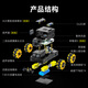 Yahboom Raspberry Pi 5 Car Vision Vision ROS2 Robot Autopilote Reconnaissance vocale incarnée Intelligent AI Big Mode Model Edition Standard avec Raspberry PI 5-8GB Comprend la carte TF