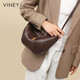 viney包包女包牛皮斜挎包轻奢品牌单肩饺子包生日礼物高级感送女友老婆