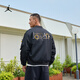 Nike (NIKE) Jordan Official Nike Jordan Men's Jacket Winter Jacket Cotton Warm Printed Embroidery Lightweight CZ1191 010 Black/University Gold/White/(University Gold) S